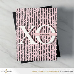 Squiggly Lines Background Stencil