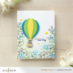 Squiggly Lines Background Stencil