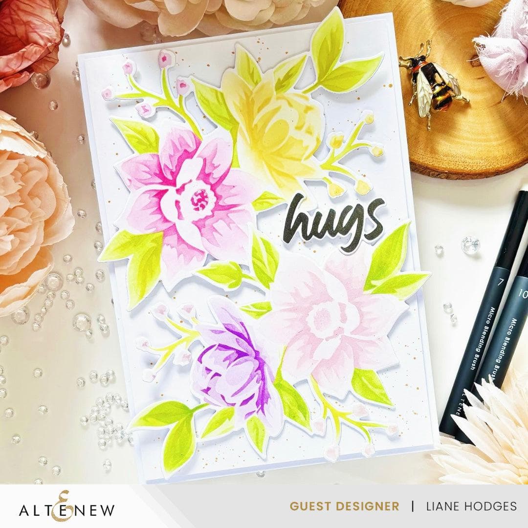 Stencil Art: Charming Delight Layering Stencil Set (6 in 1)