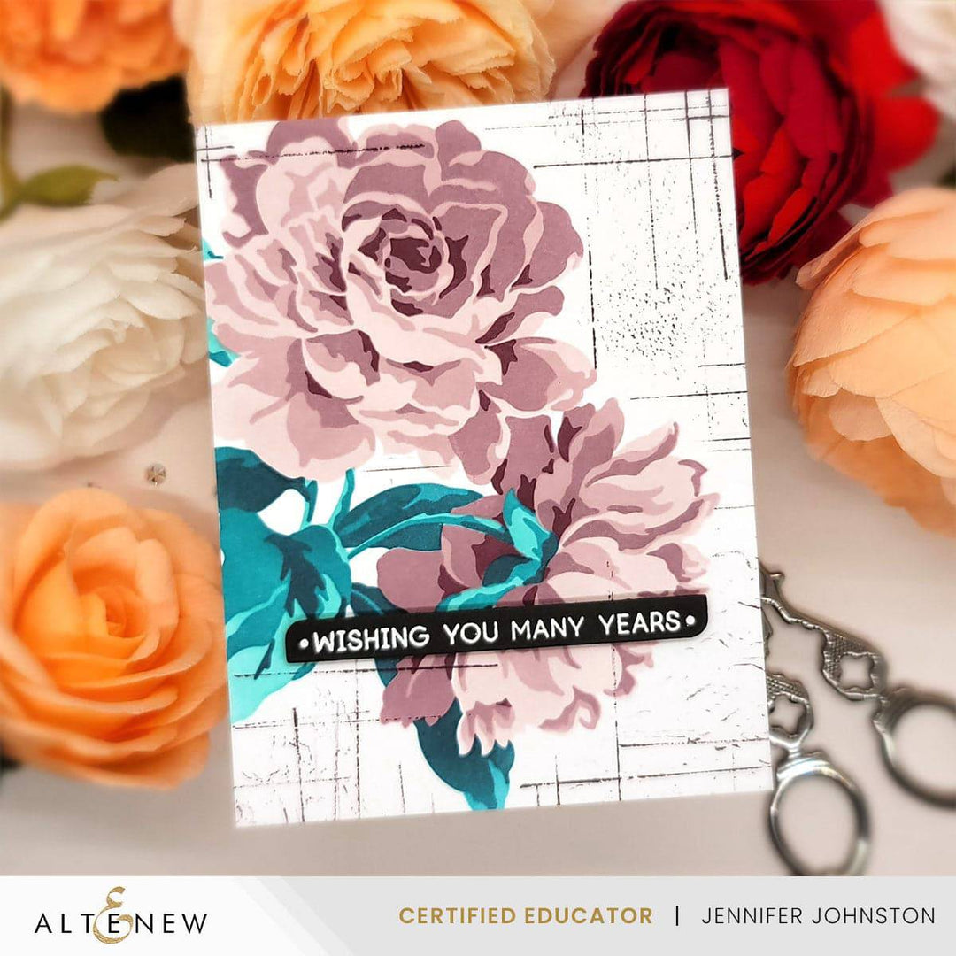 Stencil Art: Majestic Roses Layering Stencil Set (7 in 1)