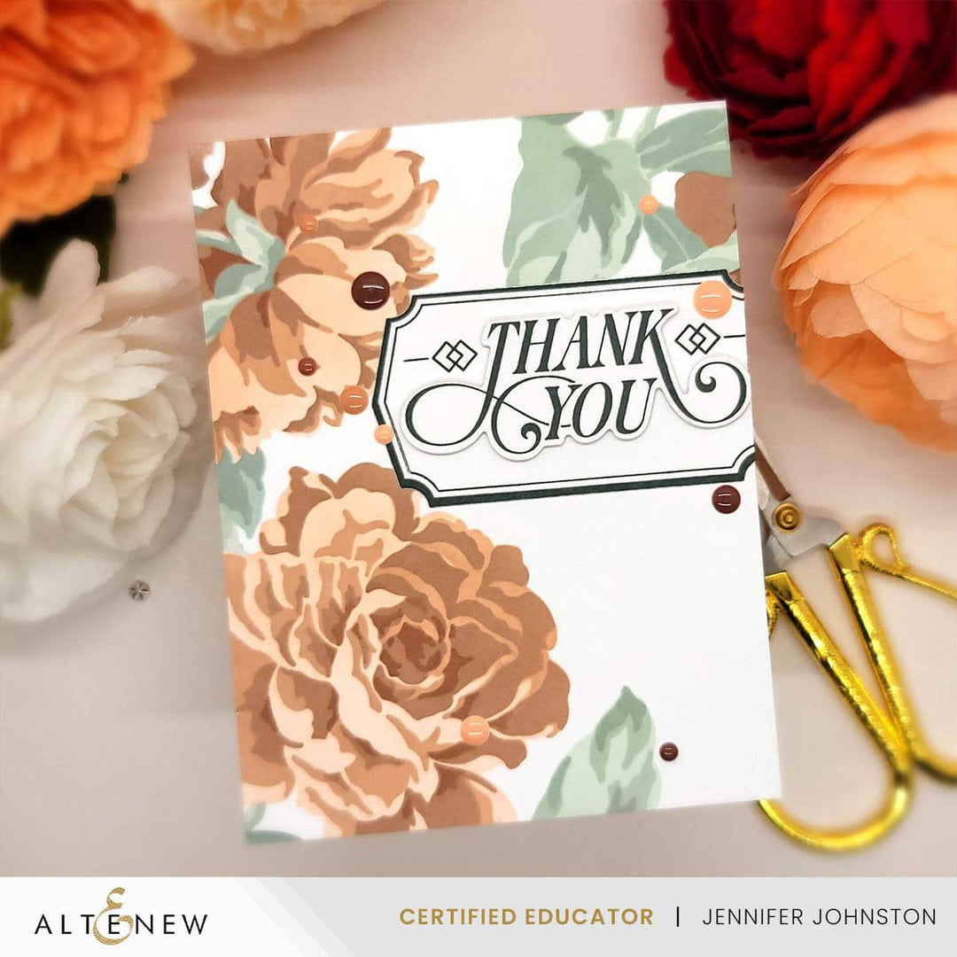 Stencil Art: Majestic Roses Layering Stencil Set (7 in 1)