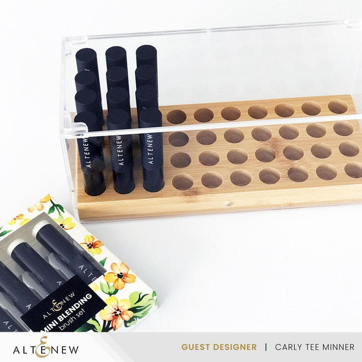 Crafter’s Showcase: 40 Mini Blending Brushes & Storage Bundle