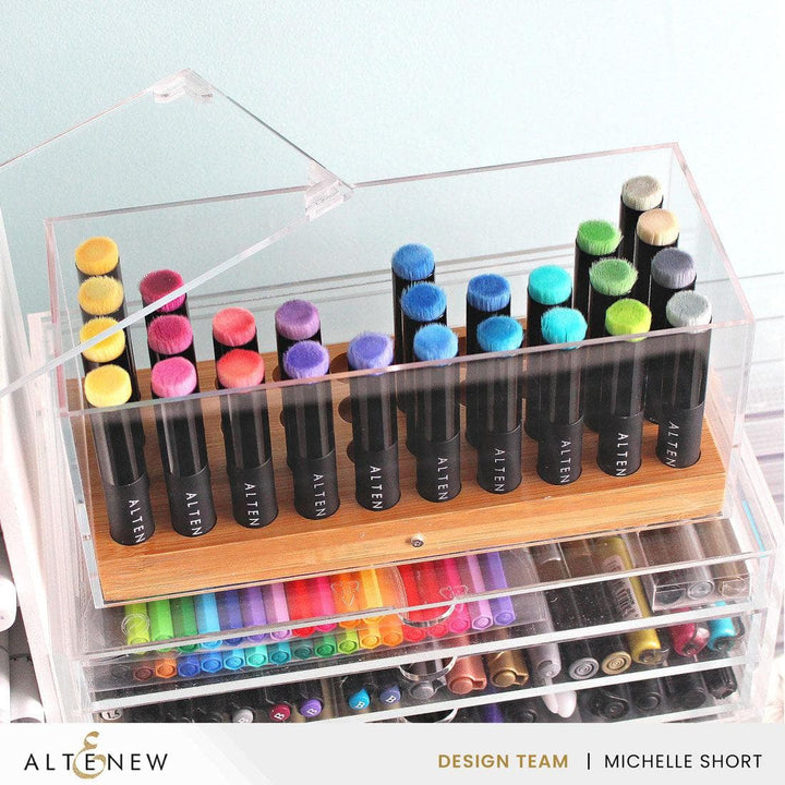 Crafter’s Showcase: 40 Mini Blending Brushes & Storage Bundle