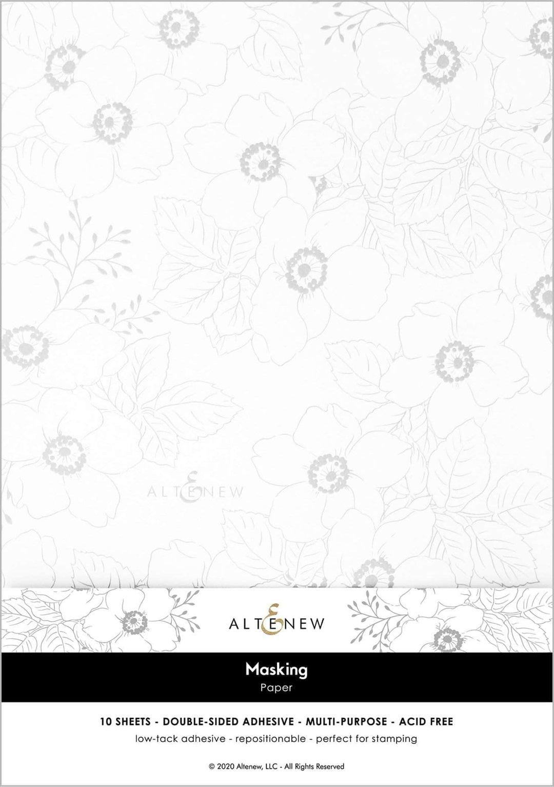 Altenew Tools Bundle Dreamy Masking Paper and Double-Sided Adhesive Sheets Bundle