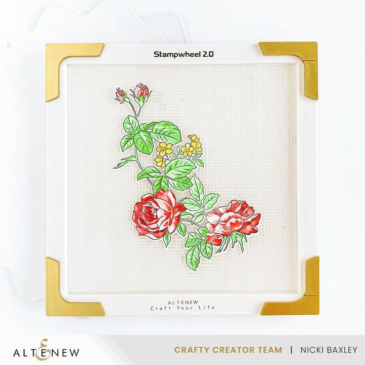 Stampwheel 2.0 - Radial Grid Flip Plate