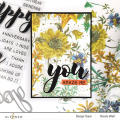 XF Tape Washi Tapes Wild Flora Wide Washi Tape