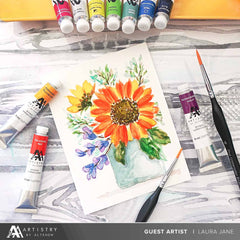 Artists' Watercolor Tube - Permanent Yellow Deep - (PY.65)
