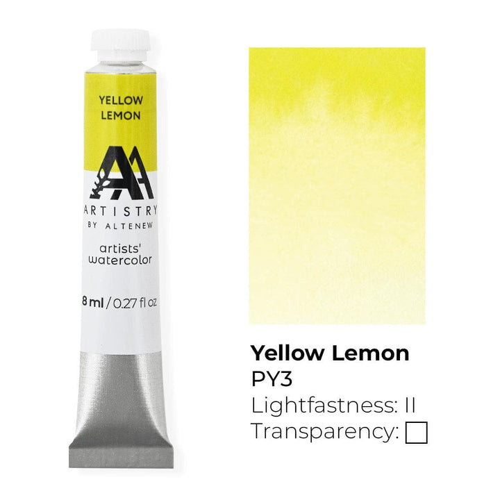 Artists' Watercolor Tube - Yellow Lemon