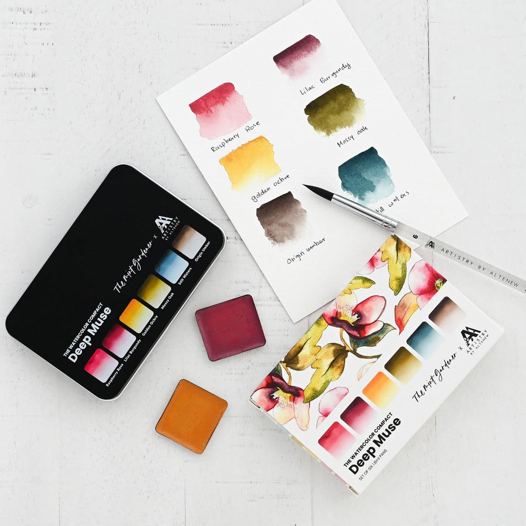 Pocket-Perfect Watercolor Compacts Bundle