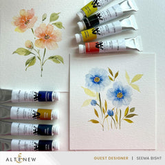 Nature’s Palette Watercolor & Coloring Book Set