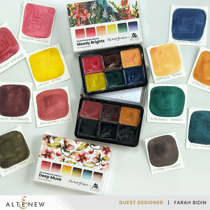 Watercolor Compact - Moody Brights