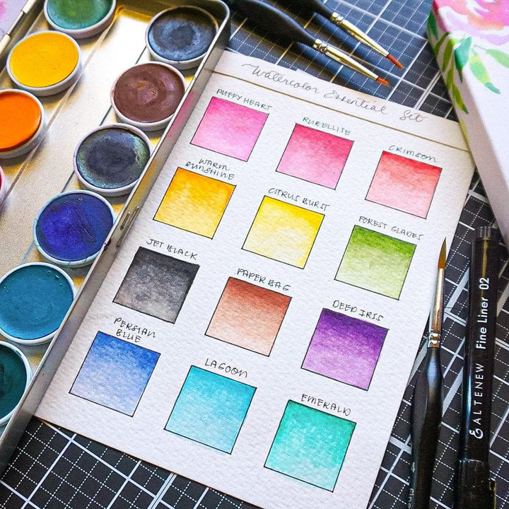 Watercolor Paper Set (Cold Pressed, 5" x 7" Loose Sheets, 10 sheets/set)