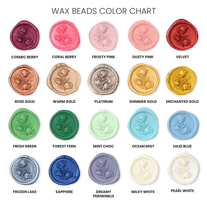 Dusty Pink Wax Beads